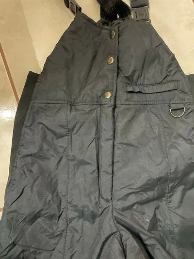 Skiing Black Overalls - Image 4