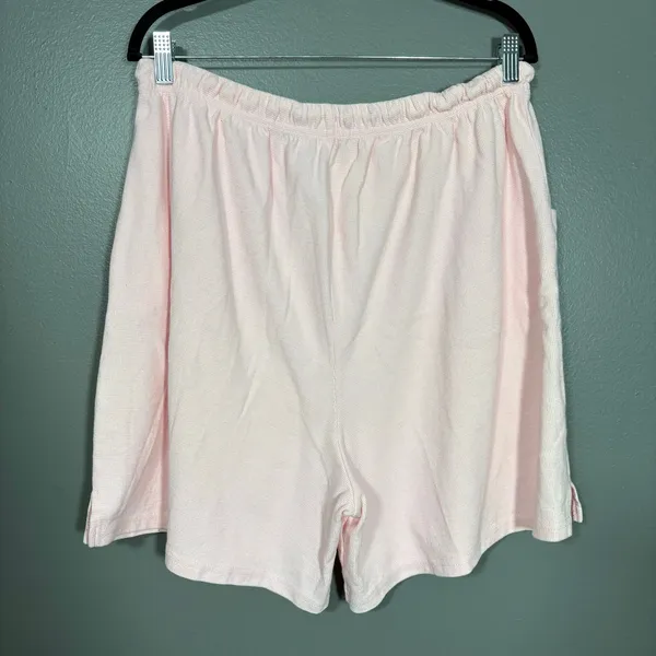 Carolina Colours Vintage 90's Pink Elastic Waist Shorts - 18/20 Womens Plus Size - Image 6