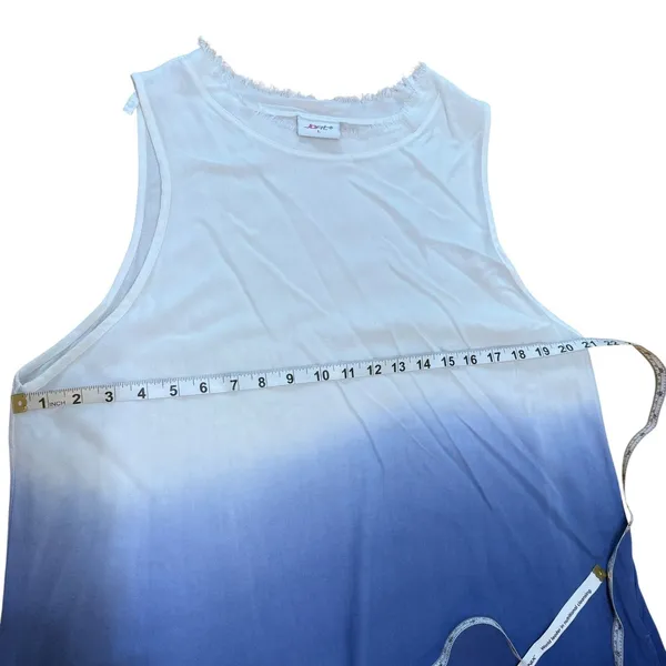 Jofit White Blue‎ Ombre Athletic Casual Sleeveless Tank Dress Large - Image 12