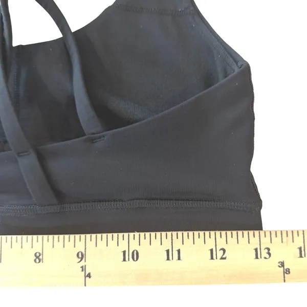 Lululemon Energy Bra Sports Bra Black 6 Strappy Back Activewear Yoga Gym Workout - Image 6