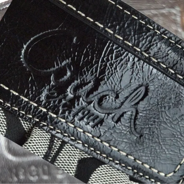 Coach satchel, pleated front design! - Image 13