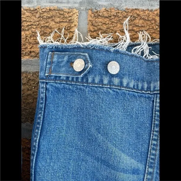 Madewell oversize jean jacket small - Image 10