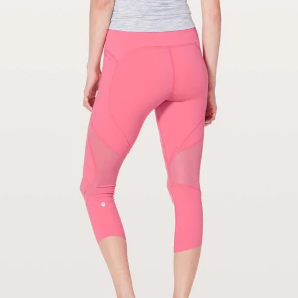 Lululemon On Pace Crop *21" in Glossy Women’s Size 6 Athletic Leggings - Image 4