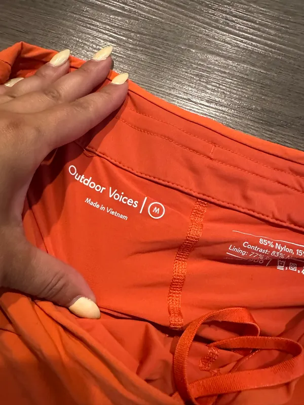 Outdoor Voices orange skort - Image 3