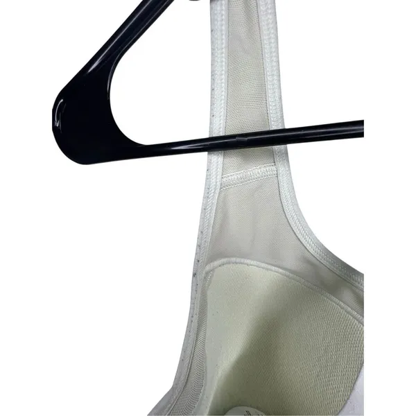 Gymshark Light Green Padded Athletic Razorback Sports Bra - Image 5