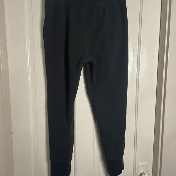 PINK by Victoria’s Secret Black Lounge Sweatpants Joggers‎ With Dog Logo - Image 2