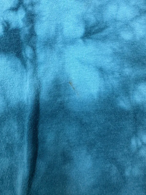 Def Leppard Tie Dye Mens Blue Short Sleeve Band Tee Size Medium - Image 3