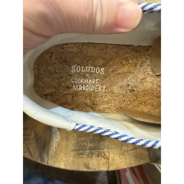 Soludos Velvet Paris Platform Sneakers In Navy Size 9 $169 Extra Shoe Strings‎ - Image 11