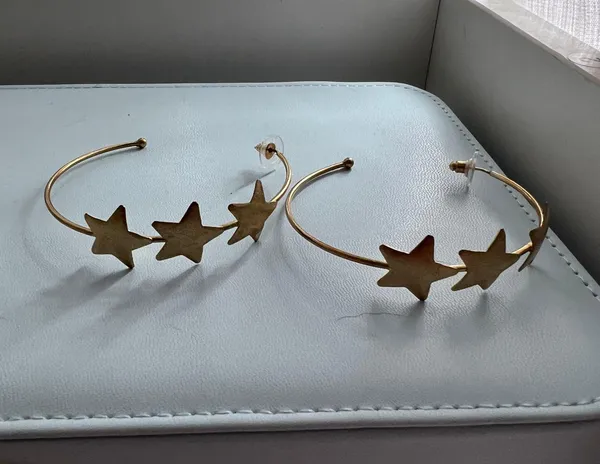 Sheila Fajl Gold Hoops - Image 2