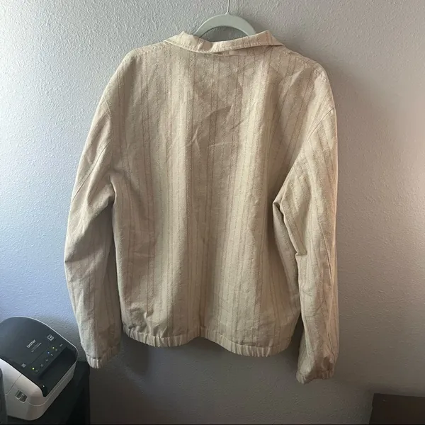 Zara Tweed Bomber Jacket - Image 3
