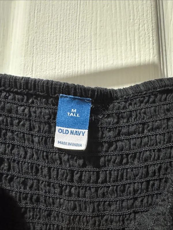 Old Navy Ruffle Sleeve Smocked Peplum Top - Image 2