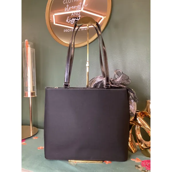Chic Black Tote‎ Bag Women's Stylish Shoulder Handbag - Image 2
