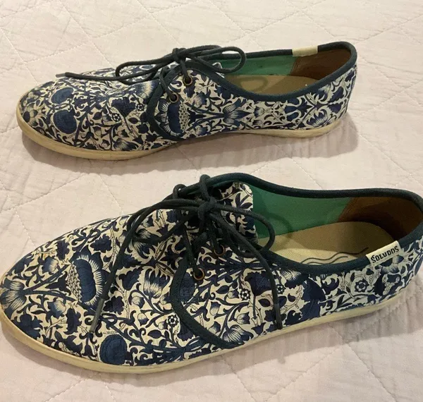 SOLUDOS Botanical Navy Classic Sneaker Size US 9 - Image 8