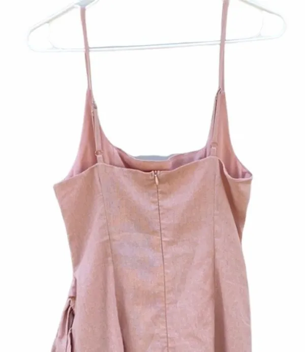 Princess Polly Womens Size 2 cottage hill pink wrap front mini dress - Image 5