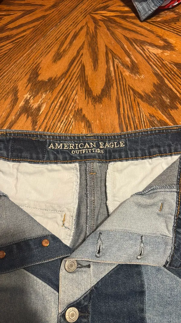 American Eagle Outfitters Skirt Jean Denim - Image 2