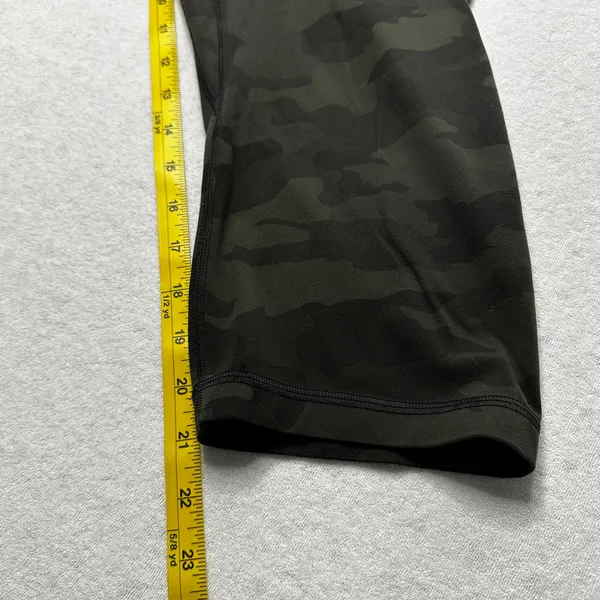 Lululemon Align High Rise Crop 21” Leggings Size 18 Heritage 365 Camo Green - Image 8