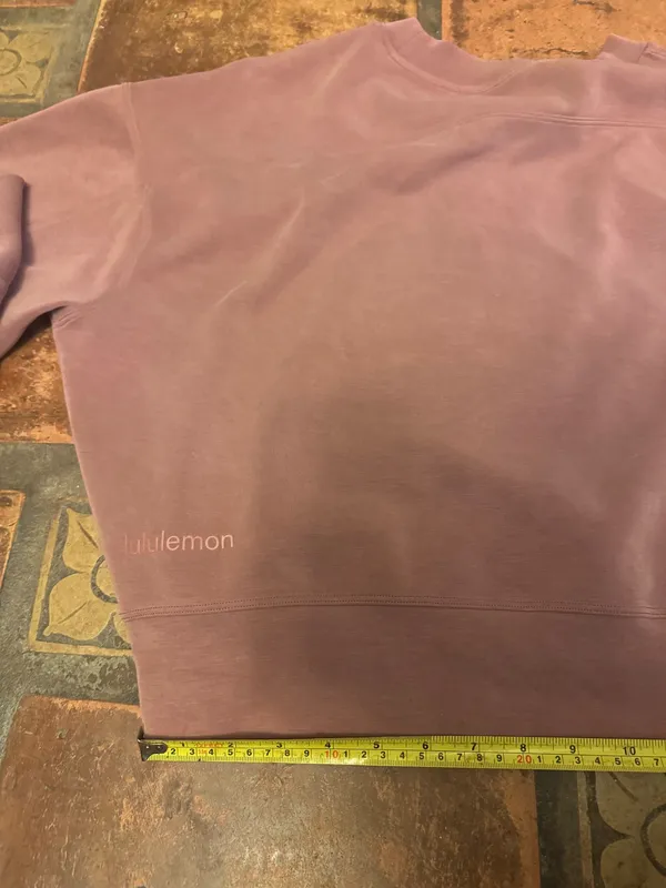 Lululemon Softstreme Oversized Perfectly Crew - Image 7