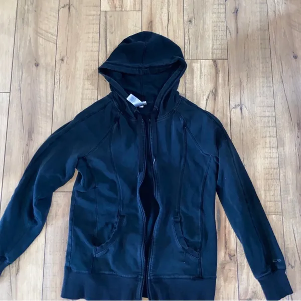 Black zip up jacket Size M - Image 4