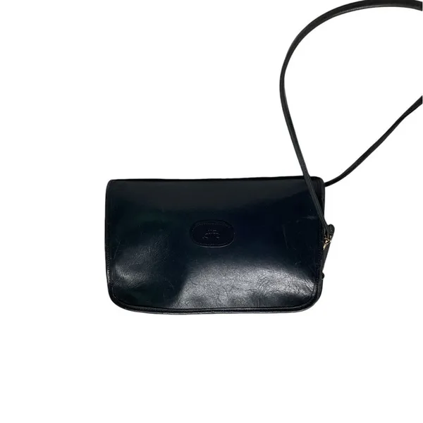 Diane Von Furstenberg Vintage Navy leather Purse - Image 10