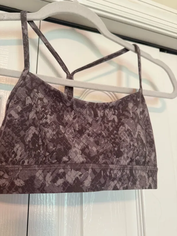 Lululemon Snakeskin Print Sports Bra - Image 2