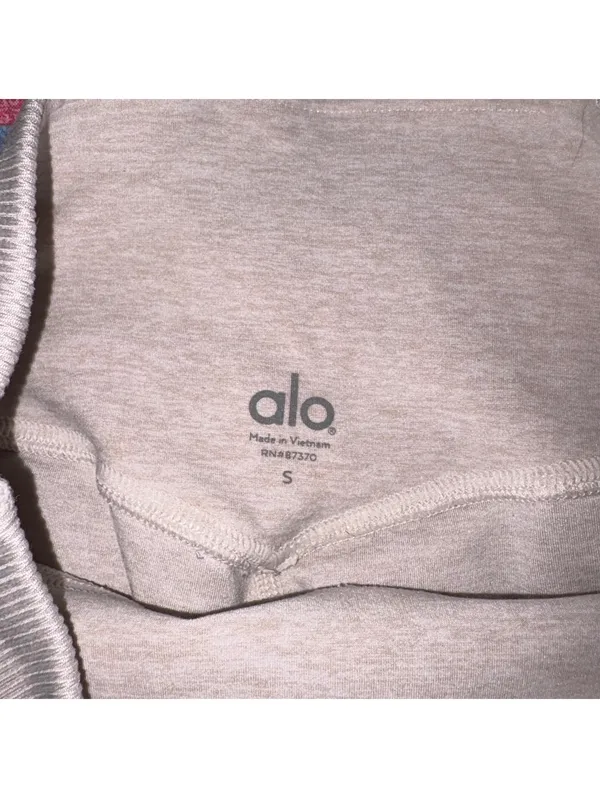 Alo $118 Women's S Aloft High Waist Leggings Size S Beige Workout Or Casual - Image 7