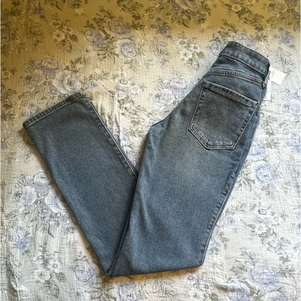 Hollister Co. High Rise Straight Jeans Size 00R #highrise #straight - Image 3