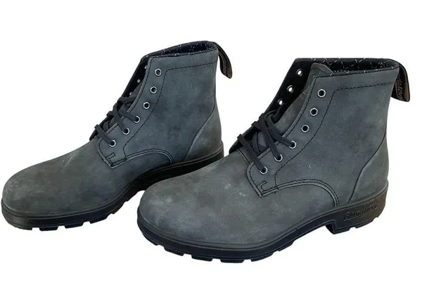 NWT Blundstone 1931 Grey Leather Lace Up Boots Size 3.5AUS6.5 US - Image 10