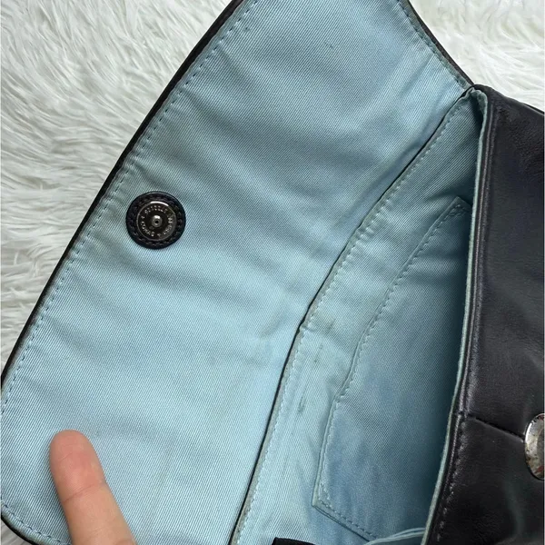 COACH Ashley Black Large Wristlet - Image 6
