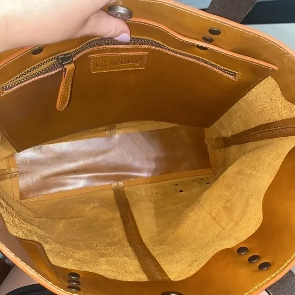 New Genuine Leather Leander Handbag‎ - Image 4