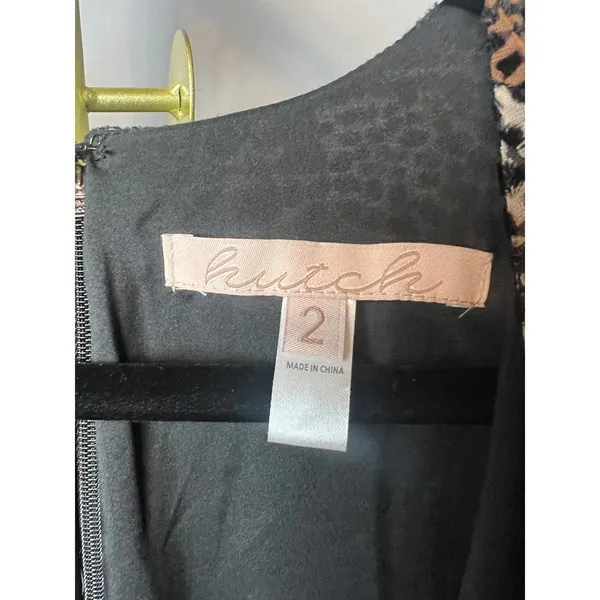 Anthropologie Hutch Arrie Midi Velvet Dress Sz. 2 - Image 5