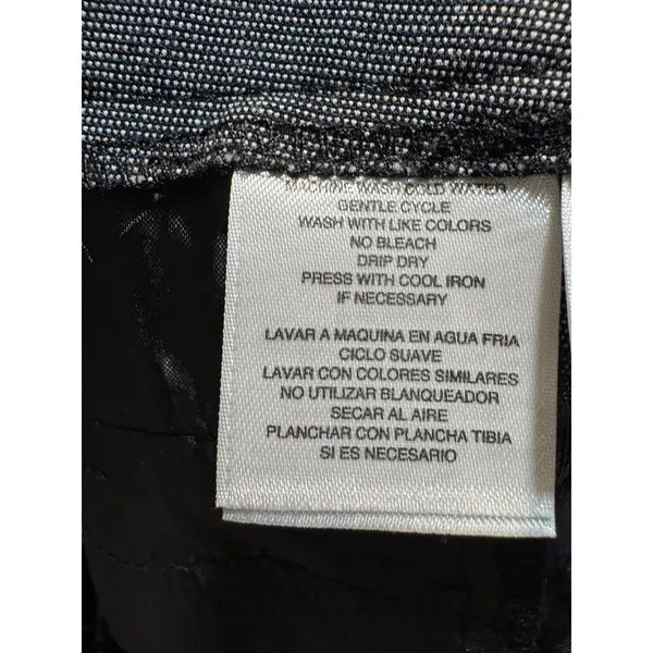 Anne Klein Pants Womens 8 Charcoal Gray Bootcut Stretch Dress Trousers - Image 9