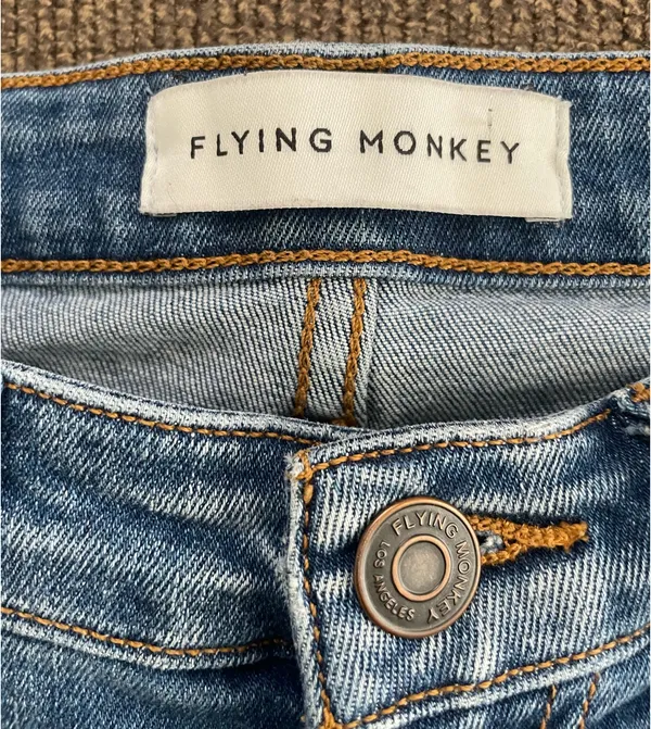 Flying Monkey Distressed Skinny Jeans - Image 2