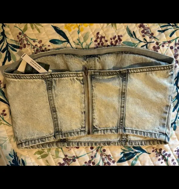 RSQ Denim Tube Top - Image 4
