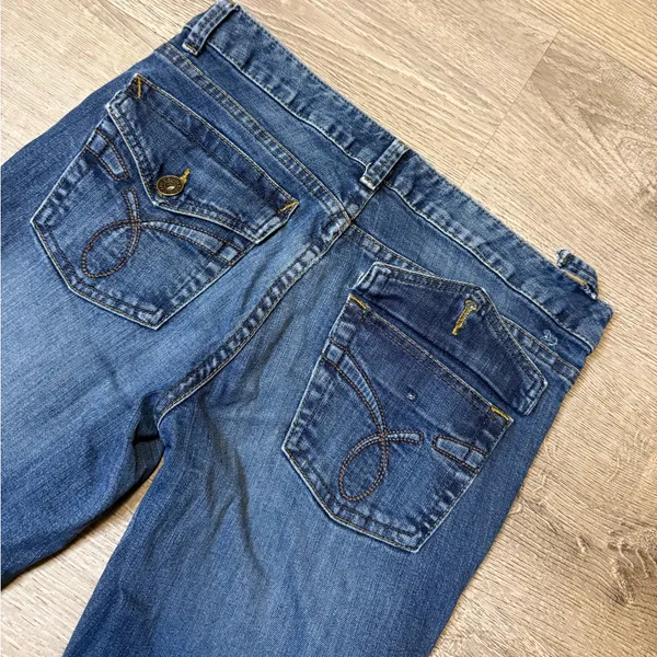 •CALVIN KLEIN• LEAN BOOT JEANS - Image 8