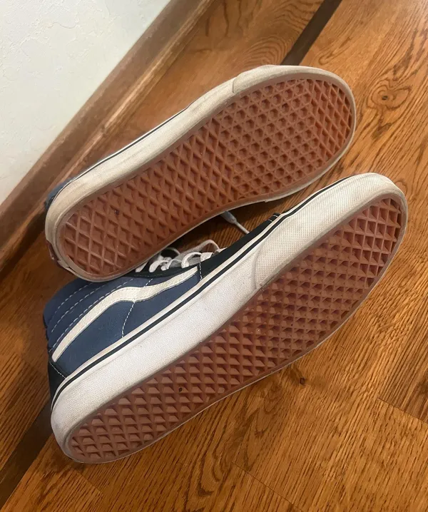 Navy Vans Sk8-Hi Sneakers - Image 4