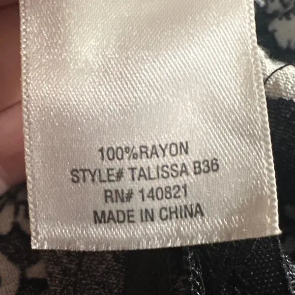 MI AMI‎ | FRANCESCA'S | NWT Black and White Floral Ruffle Collared Mini Dress, S - Image 6