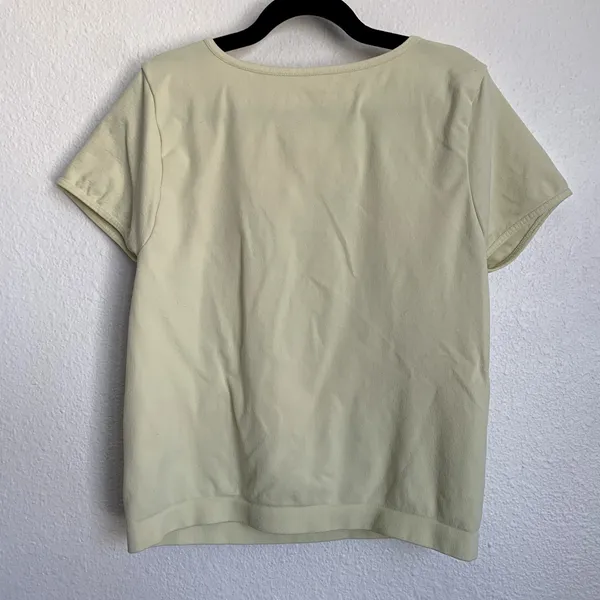 Free People Intimately Fitted Short Sleeve Tee T-shirt in Pale‎ Yellow - Image 2