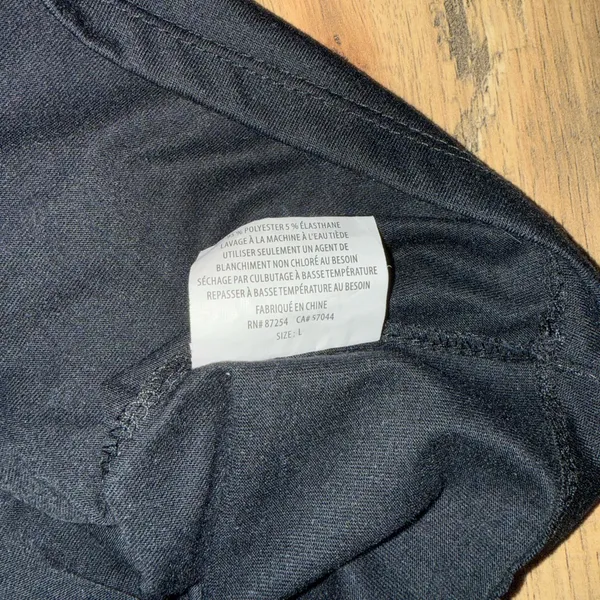 Black tub top/ undershirt Size L - Image 3