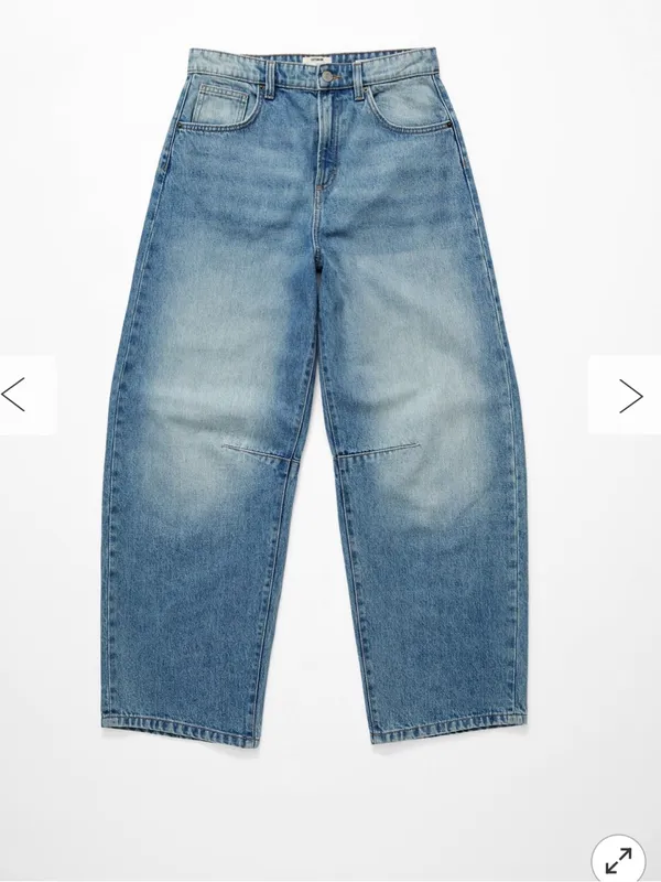 Cotton On Barrel Jean size 24 light wash - Image 2