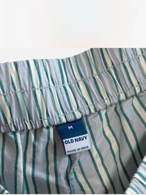 Old Navy Poplin 100% Cotton Stripe Shorts COS Inspo M - Image 5