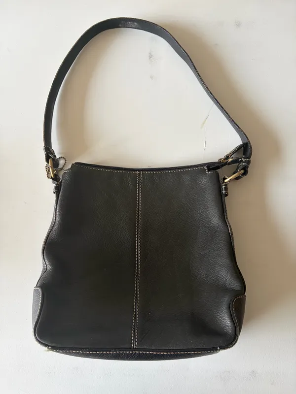 Fossil Purse  Shoulder Bag Leather  Black - Image 2