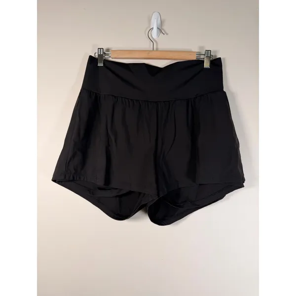 Halara Black High Waisted Active Shorts with Liner XL Running Tennis Gym Sporty - Image 2