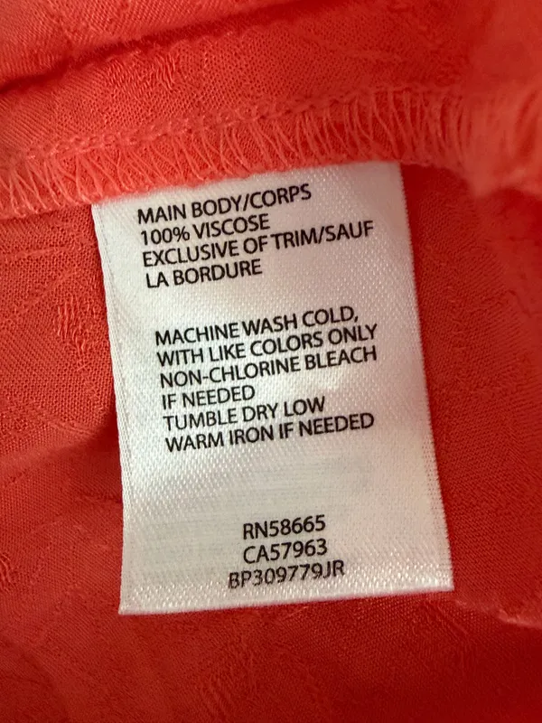 Frenchi Crinkle Coral Rose Spaghetti Strap Cami - Image 4
