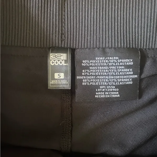 32 Degrees Heat black skort - Image 2