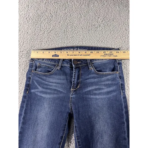 Articles Of Society Jeans Women 28 Low Rise Skinny Dark Denim Capsule Minimalist - Image 5