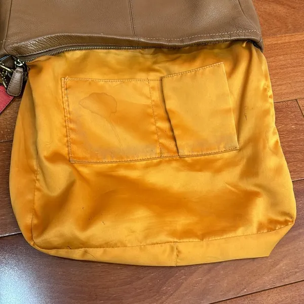 Coach British Tan Leather Hobo‎ Adj. Strap 2 Way Shoulder Zip Close - Image 10