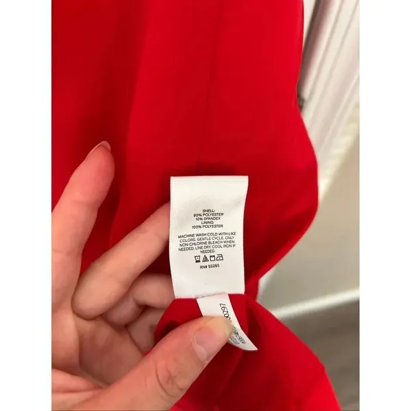 Express women’s red blazer size XS dry cleaned stylish classy work attire - Image 7