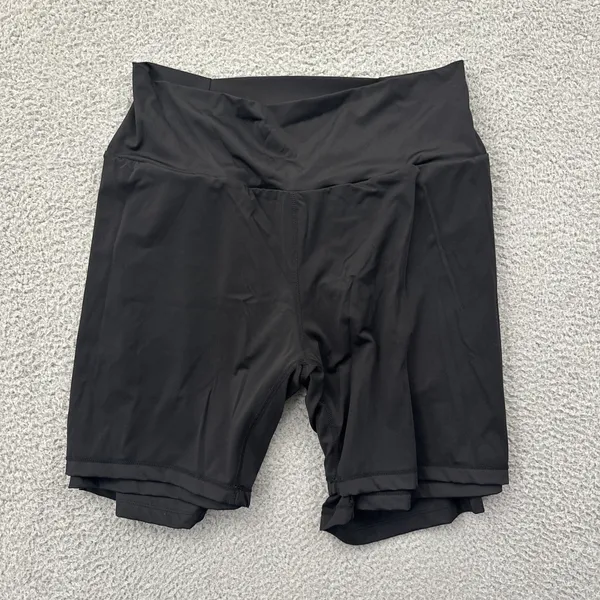 Halara SoftlyZero Airy Super High Waist InstantCool Shorts 7" Black Women's XL - Image 3