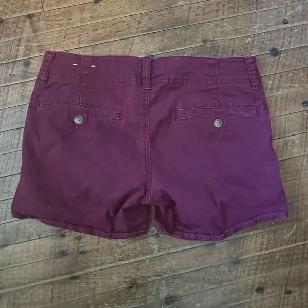 American Eagle maroon 2 Daisy Dukes shortie short - Image 3