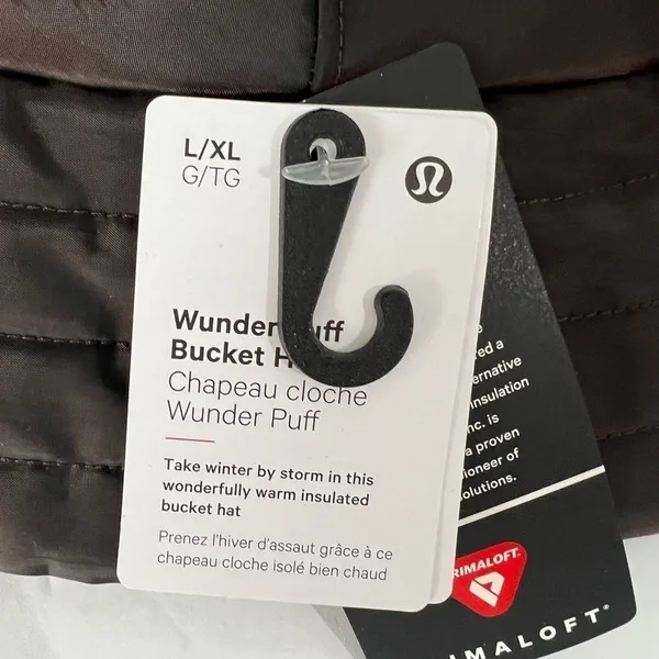 Lululemon NWT Wunder Puff Unisex Bucket Hat Insulated Fleece L/XL Shimmer Brown - Image 3